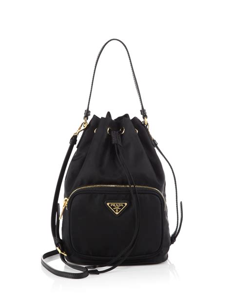 prada nylon drawstring bag.